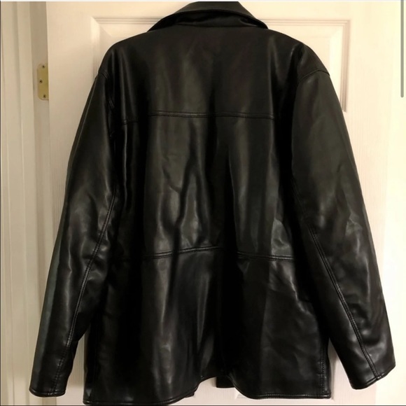 Mens Armani Collezione Leather Jacket - Picture 2 of 7